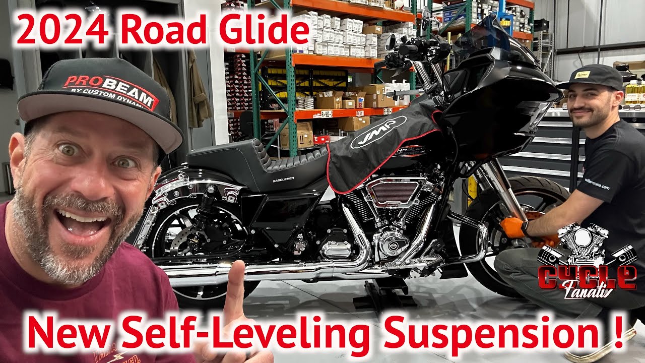 New Suspension 2024 Harley Davidson Road Glide #cyclefanatix #harleydavidson