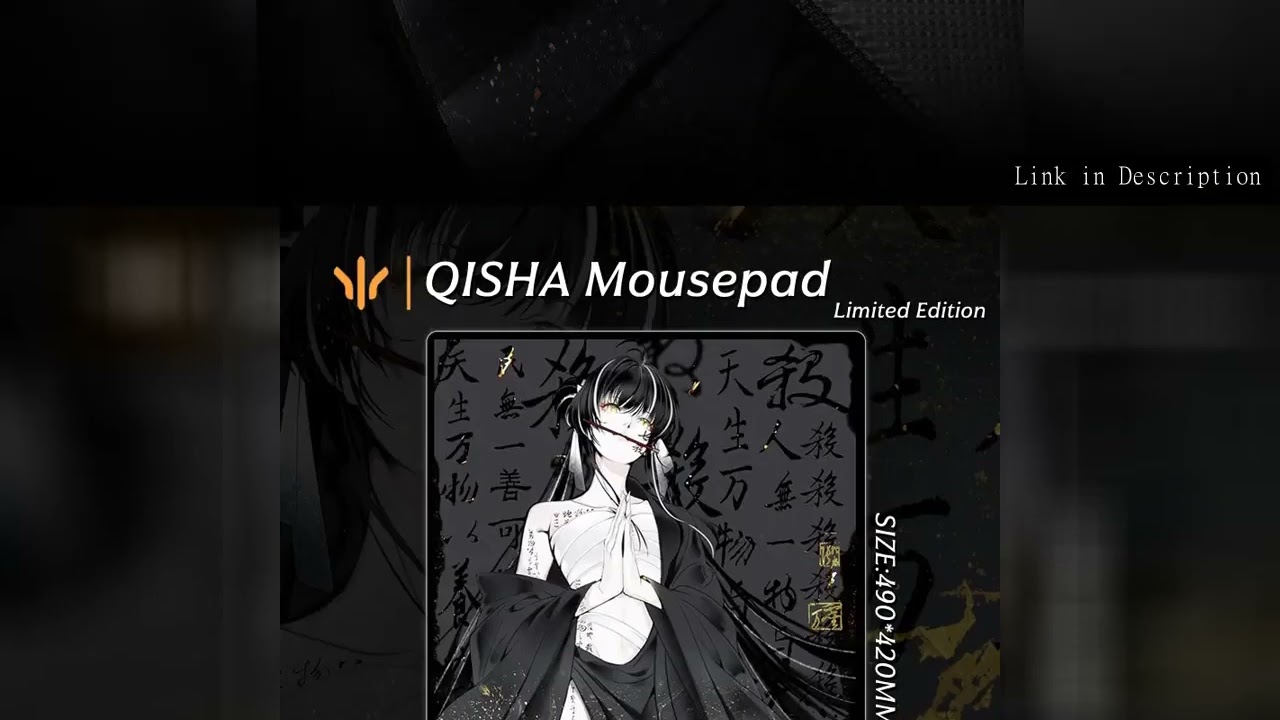WLMOUSE Seven Killed Mousepad QISHA- ? Limited Number?Pad Seven Kill Esports Mousepad Slimflex Xsoft