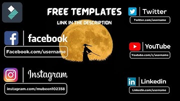 How to make Social Lower Thirds Tutorial | Filmora 9| #facebook #instagram || YouTube Intro | HOWBAR