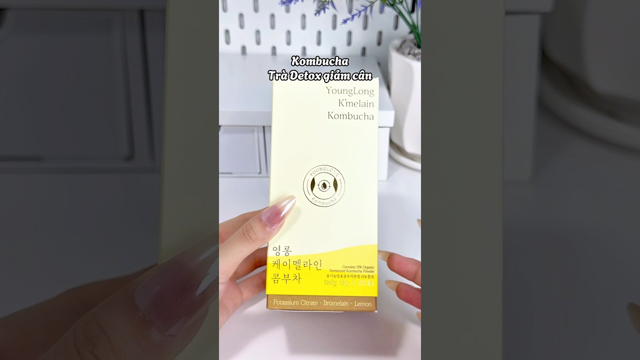 Trà Kombucha Detox giảm cân 🍋‍🟩🍃 