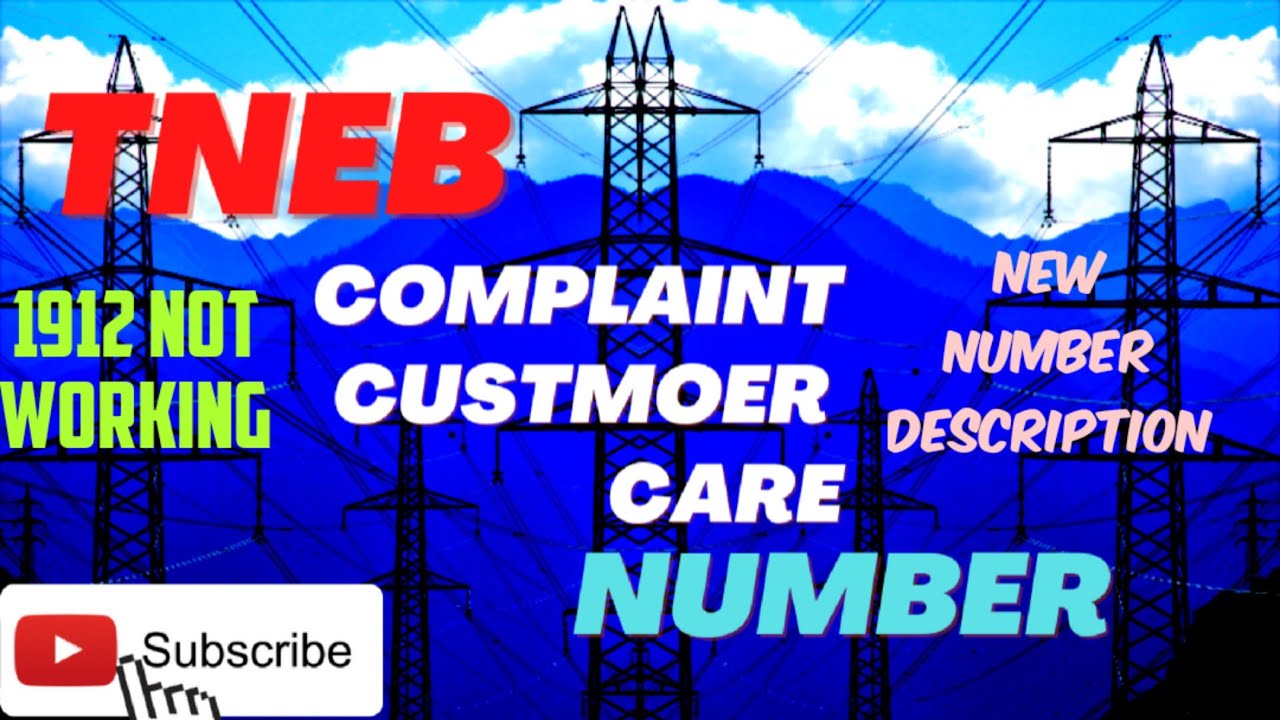 tneb complaint number/tneb latest news tamil/tneb customer care number