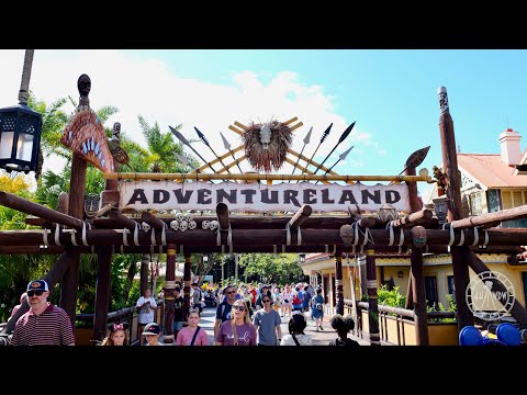 Magic Kingdom 2023 Adventureland Long Walkthrough in 4K | Walt Disney World Florida October 2023