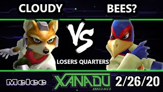 S 343 Losers Quarters - Cloudy Fox Vs. Bees? Falco Smash Melee - Ssbm