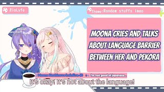 Moona Talks About Language Barrier And Cries, Iofi Tries To Encourage Her [Hololive] [English Sub]