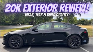 20,000 Mile Exterior Review Tesla Model S Long Range