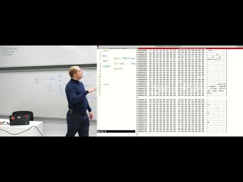 Архитектура ЭВМ Лекция 8: Assembly Language "Hello World". Основы отладки в GDB.