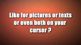 Want a personalized cursor just for your tumblr/website?