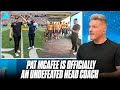 Pat McAfee Is Officially An Undefeated College Football Coach, Beat Pat White In WVU Spring Game