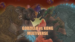 Godzilla vs Kong - Multiverse / Part 1 / Epic Godzilla Cartoon (2024)