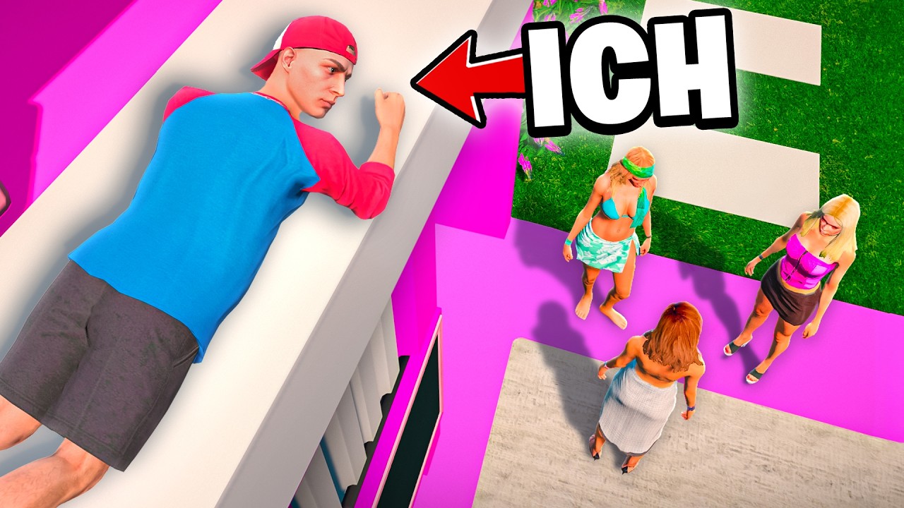 Ich SCHLEICHE mich auf NUR MÄDCHEN INSEL in GTA 5!