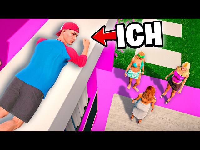 Ich SCHLEICHE mich auf NUR MÄDCHEN INSEL in GTA 5!