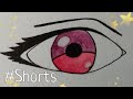 Как нарисовать аниме глаз #shorts