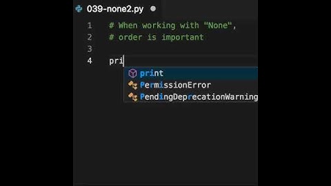 If you happen to operate with "None", make sure you understand how Boolean operators are working.