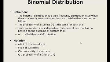 Excel Statistics 11 - Binomial Distribution (BINOM.DIST Function)