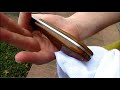 Como encabar un cuchillo Full tang / Making full tang knife handle