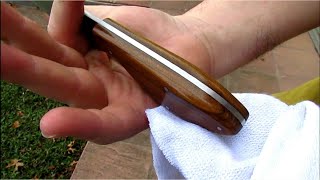 Como encabar un cuchillo Full tang / Making full tang knife handle