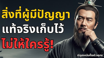 สิ่งที่ผู้มีปัญญาแท้จริงเก็บไว้…ไม่ให้ใครรู้ l ปลุกพลังในตัวคุณ