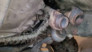 V8. m60b40. Swap. BMW. e46. Avgasgrenrör. Exhaust manifolds. Выпускные коллекторы.