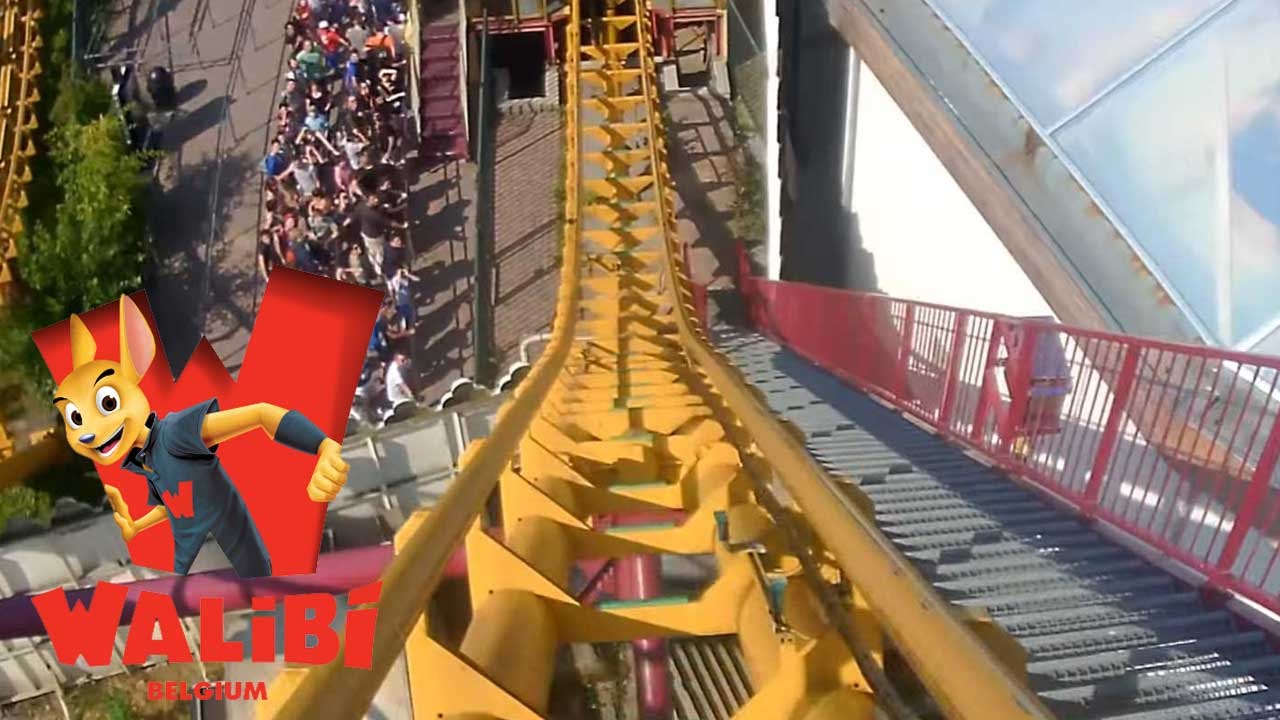 Walibi Belgium - Cobra onride 2013 - YouTube
