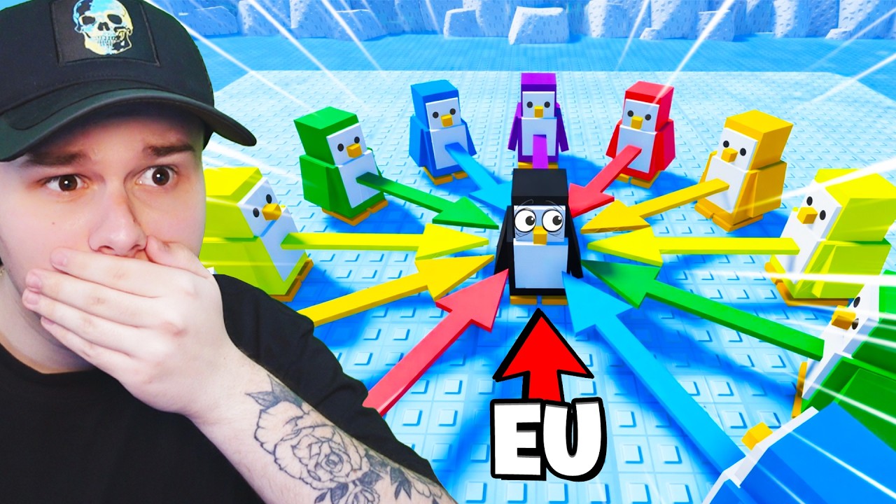 ROBLOX PENGUIN KNOCKOUT e prea AMUZANT! 🤣