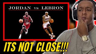 It's Not Close At All... Jordan vs Lebron - The Best GOAT Comparison Reaction