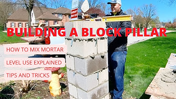 How to Build a Block Pillar