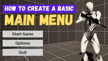 How To Create A Main Menu - Unreal Engine 5 Tutorial