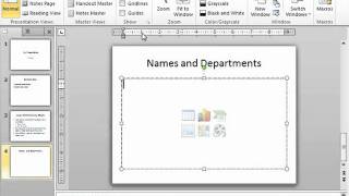 PowerPoint 2010 Tutorial Using Tabs Microsoft Training Lesson 4.6