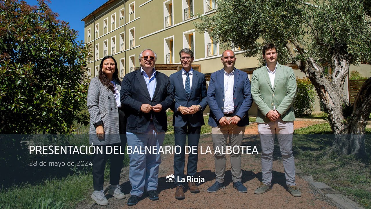 Presentación del futuro Balneario de La Albotea de Cervera del Río Alhama