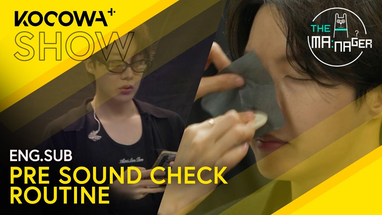 J-HOPE Sticks To A Strict Pre Sound Check Routine | The Manager EP351 | KOCOWA+
