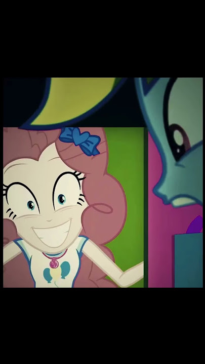 Rainbow dash got jump scare by pinky pie
