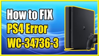 How to PS4 Error Code WC-34736-3 Redeem Card!) YouTube