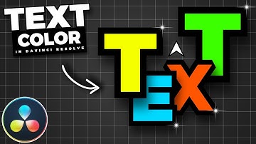 Davinci Resolve でテキストの色を変更する方法