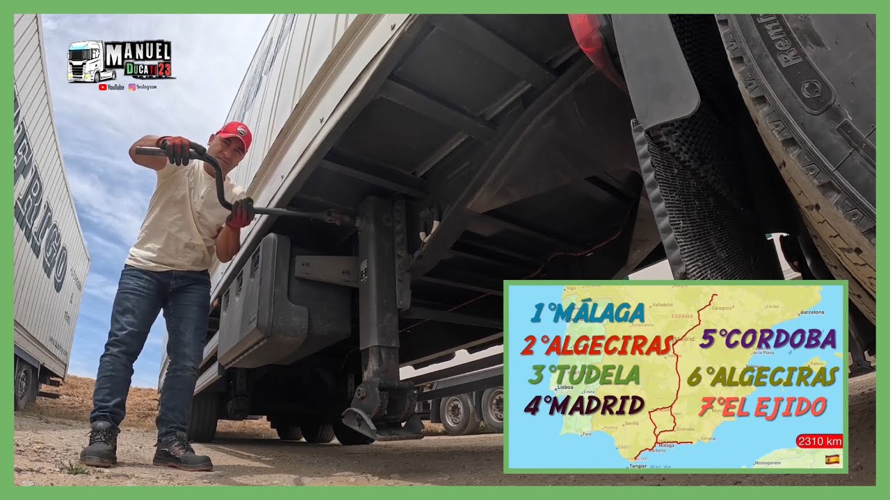 Una semana de trabajo 2.310 kilómetros por españa