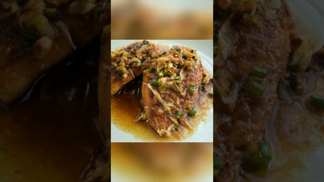 Honey garlic chicken 