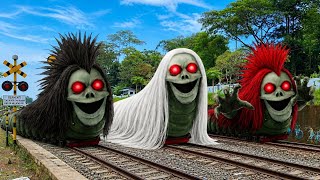 Kereta Hantu! Detik-detik Kereta Api Panjang ditemukan jadi Kereta Ular Alpa dan Duo Genderuwo #Ep54