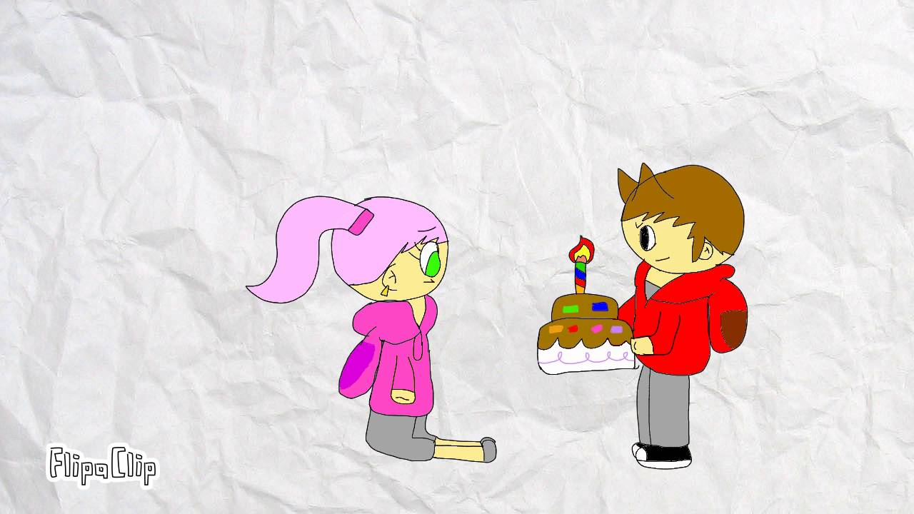 DjFlutterShy plush meets Tord plush