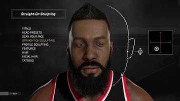 HOW TO MAKE JAMES HARDEN ON NBA 2K17!!! body build, face, clothes