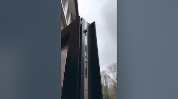 Quick hack I used when installing an Abode slim contact sensor in bifolding doors