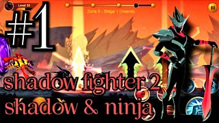 SALAH SATU GAME ANDROID YANG KEREN SHADOW FIGHTER 2 SHADOW DAN NINJA GAMEPLAY screenshot 5