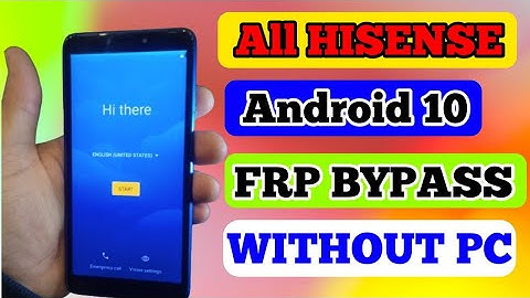 All Hisense Frp bypass|Google Account Remove|FRP Bypass #googleFRP #bypass #hisense#