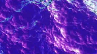 Purple Sci Fi Ocean Waves Background Loop Animation In 4K