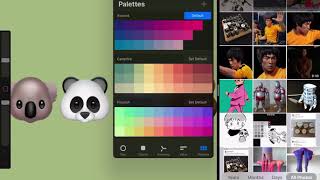 APP / procreate drag and drop palette screenshot 1