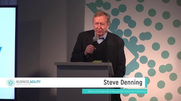 Steve Denning hosting Business Agility Conference