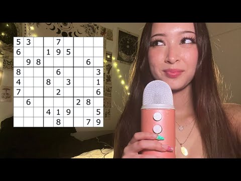 ASMR Playing Sudoku to Help You Sleep (on iPad)