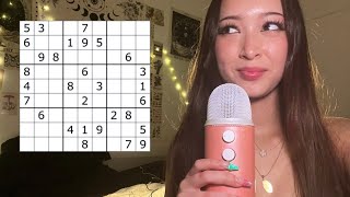 ASMR Playing Sudoku to Help You Sleep (on iPad)