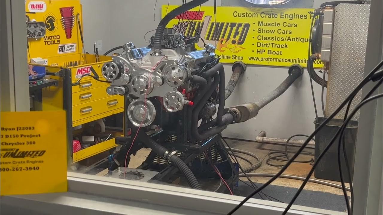 360 Chrysler Crate Engine By Proformance Unlimited YouTube