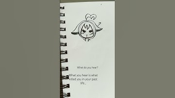 What do you hear?? #whatyouheariswhatkilledyouinyourpastlife #drawings