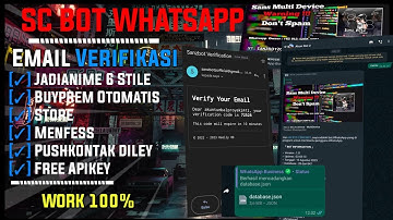 📮NEW SCRIPT BOT WHATSAPP TERBARU 2023!!! NO ENC 100%