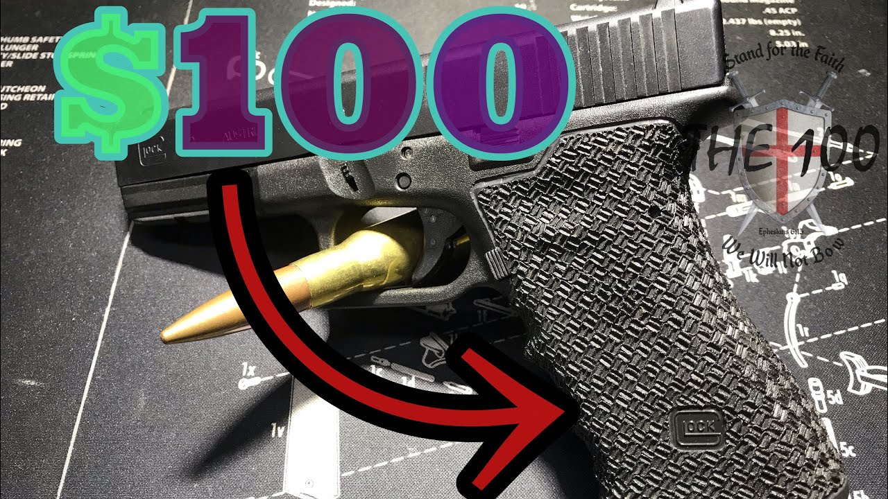 STIPPLING & BORDERS: HOW TO GUIDE FOR GLOCK FRAMES! 